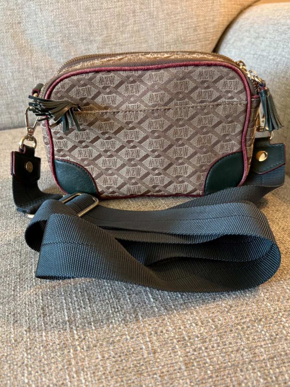 MZ Wallace Crossbody Handbag (Brown/Beige)